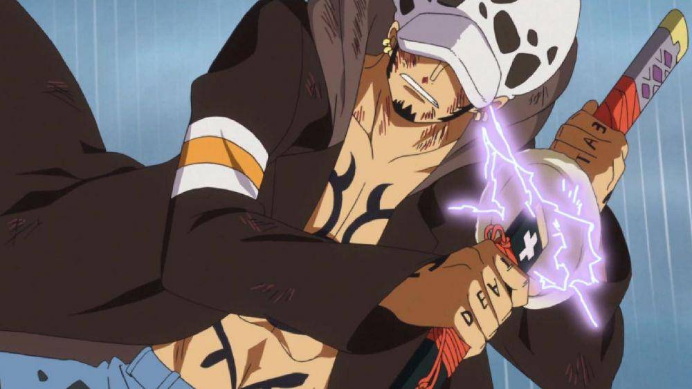 Law menggunakan Radio Knife. (dok. Toei Animation/One Piece)