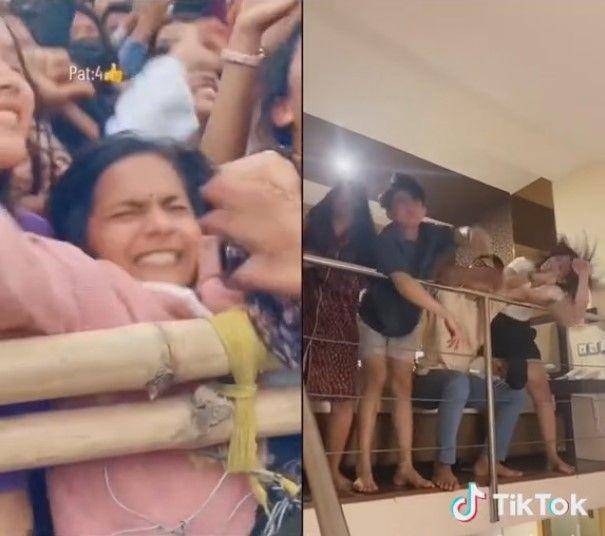 parodi penonton konser Nepal (tiktok.com/@dandi.e)