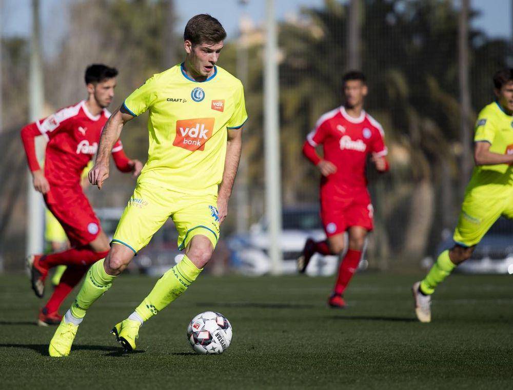 Alexander Sorloth saat berseragam KAA Gent. (instagram.com/asorloth)