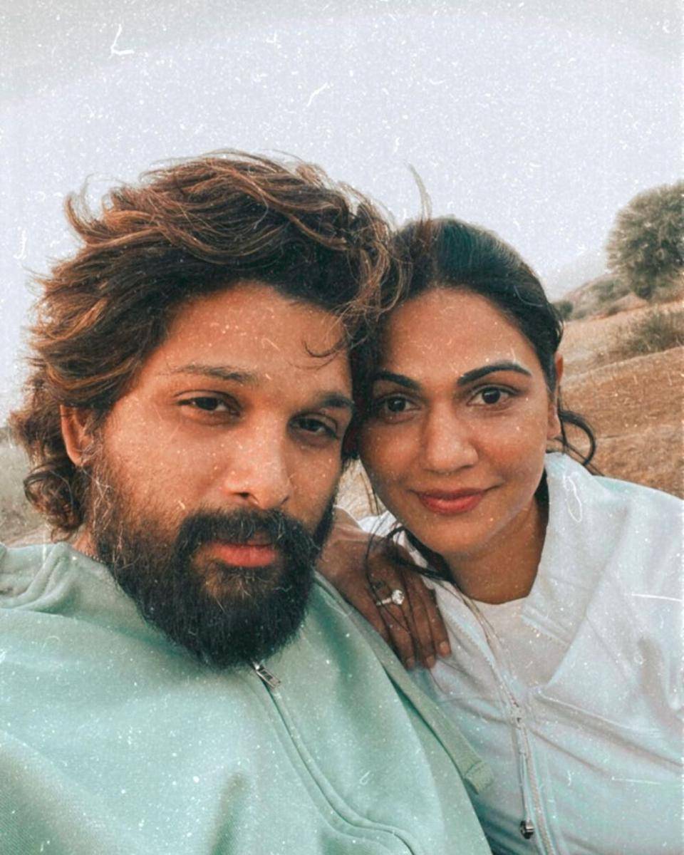 Allu Arjun dan istri (instagram.com/allusnehareddy)