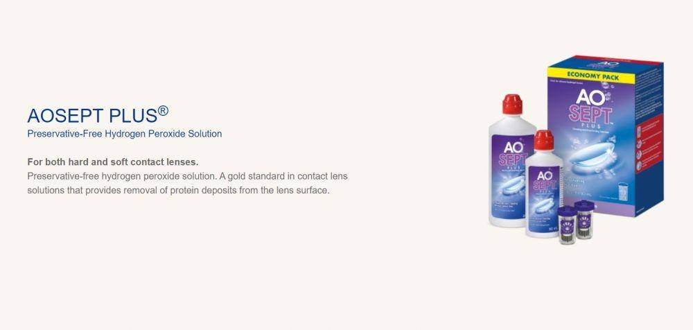 AO Sept Plus Cleaning Solution adalah salah satu cairan softlens yang bagus (myalcon.com/)
