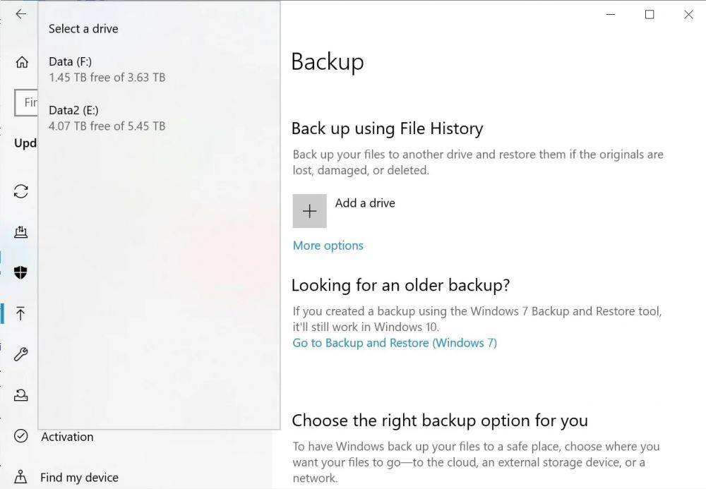ilustrasi backup file di PC (dok. Microsoft)