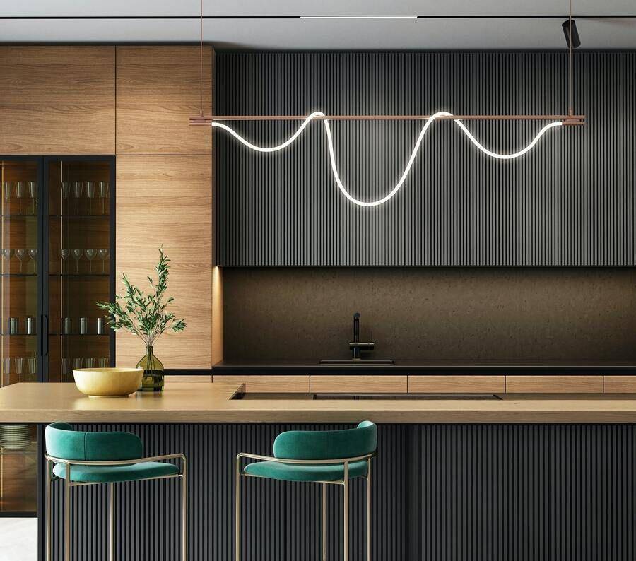 ilustrasi dapur dengan interior bertema kayu (unsplash.com/Kam Idris)