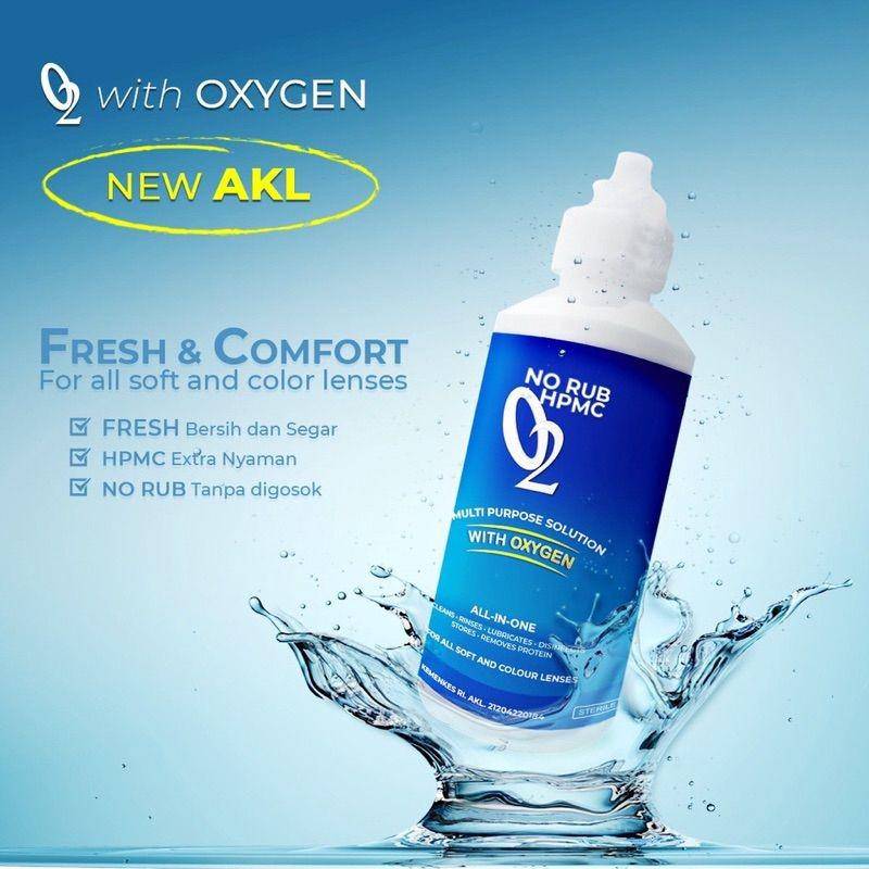 Omega O2 Multi Purpose Solution, cairan softlens yang bagus dan aman untuk mata (shopee.co.id/omega.eyecare)