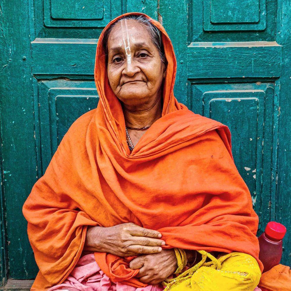 Potret salah satu penduduk Vrindavan (unsplash.com/parul08)