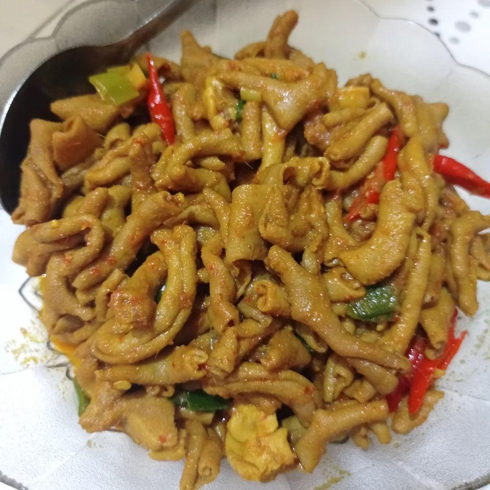 Cara Masak Usus Ayam Kecap Pedas yang Bakal Membuatmu Kalap