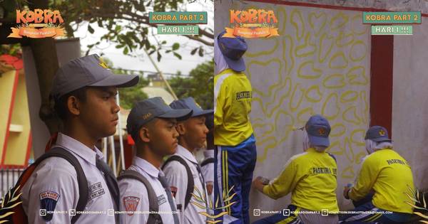 Foto-foto hari pertama KOBRA Part 2 yang berlangsung di SMKN 2 Makassar, Selasa 21 Februari 2022. (Dok. Divisi Humas KOBRA Part 2)