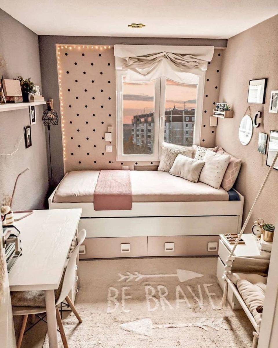 inspirasi kamar tidur bernuansa pink (instagram.com/mybedroomgoals)