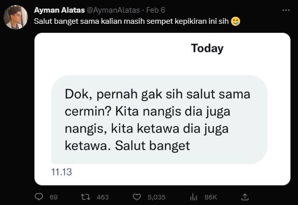 chat nyeleneh netizen Dokter Ayman (twitter.com/AymanAlatas)