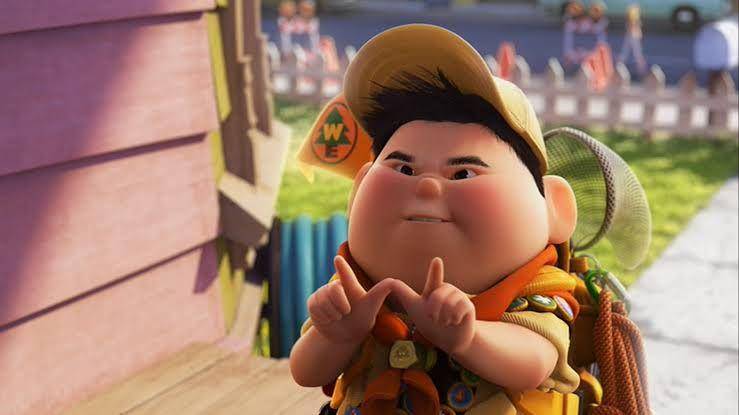 karakter Russell (dok. Pixar/Up)