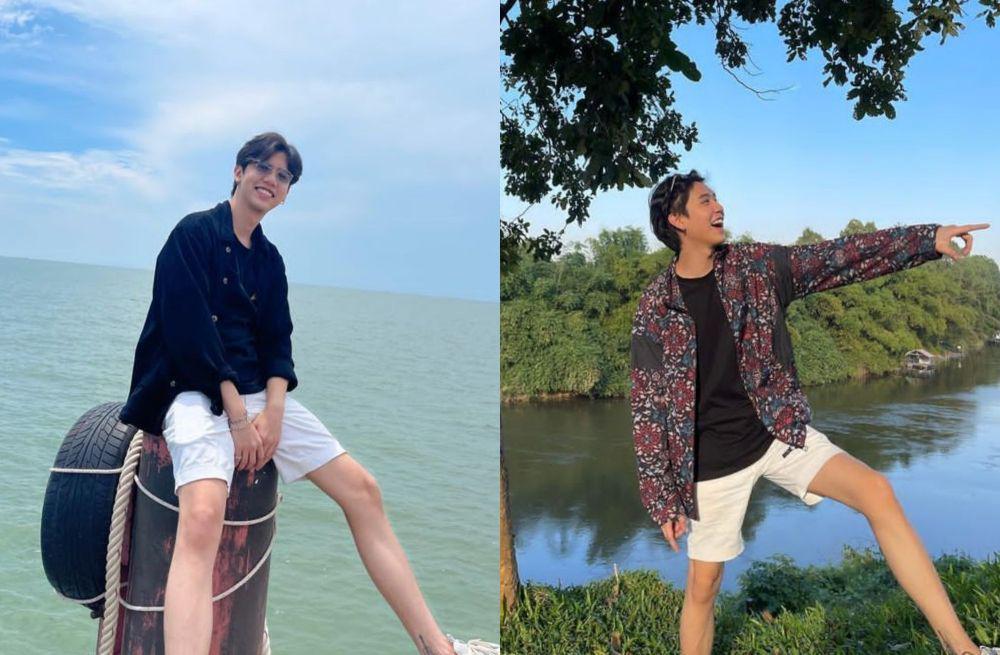 10 Inspirasi Outfit Short Pants ala Aktor Harit Cheewagaroon, Simpel!
