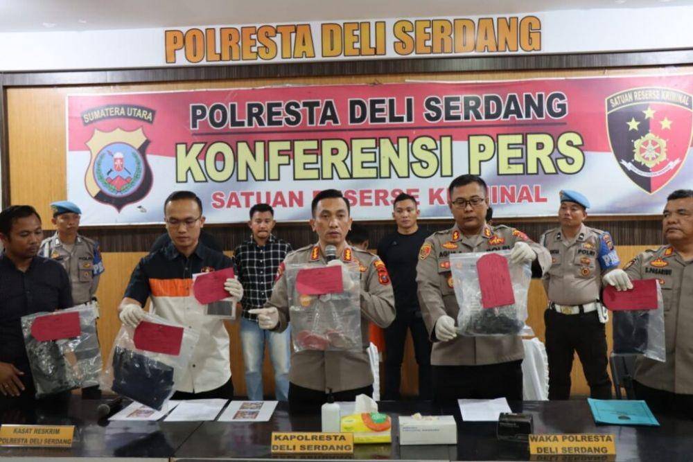 Kasus pembunuhan bocah empat tahun berinisial SA di Kecamatan Batang Kuis, Deli Serdang (Dok.Polresta Deli Serdang)