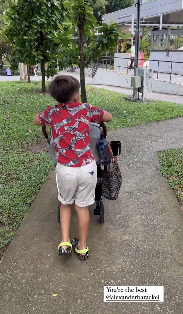 potret El momong baby Don di singapura (instagram.com/inijedar)