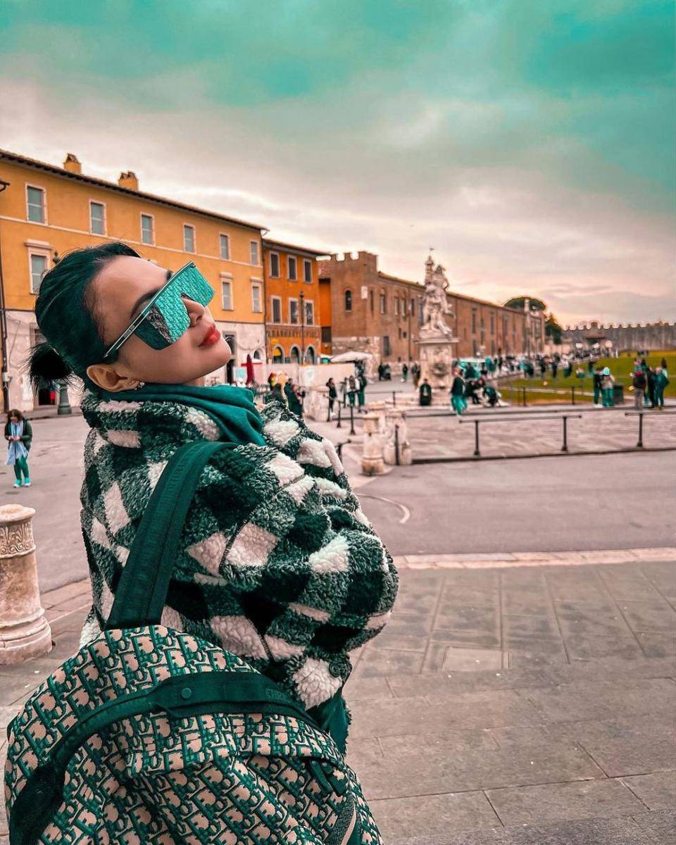 Wika Salim berlibur ke Italia (instagram.com/wikasalim)