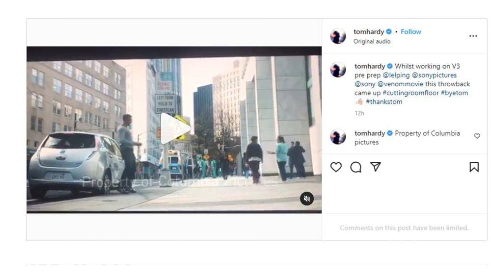 Instagram @tomhardy