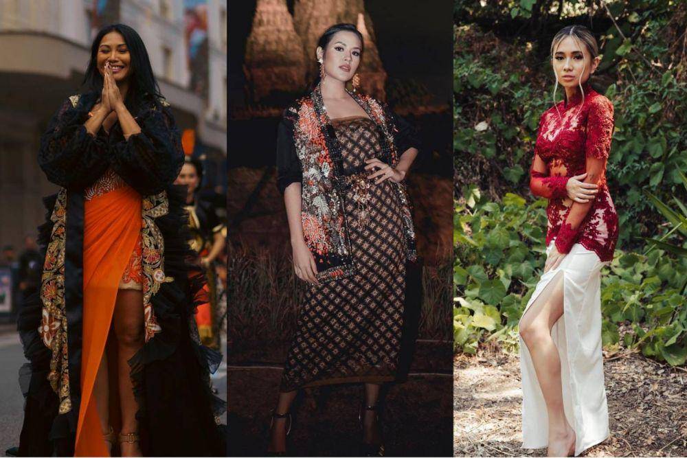 kolase potret gaya kebaya penyanyi Indonesia yang go internasional (instagram.com/anggun_cipta | instagram.com/raisa6690 | instagram.com/nikizefanya)