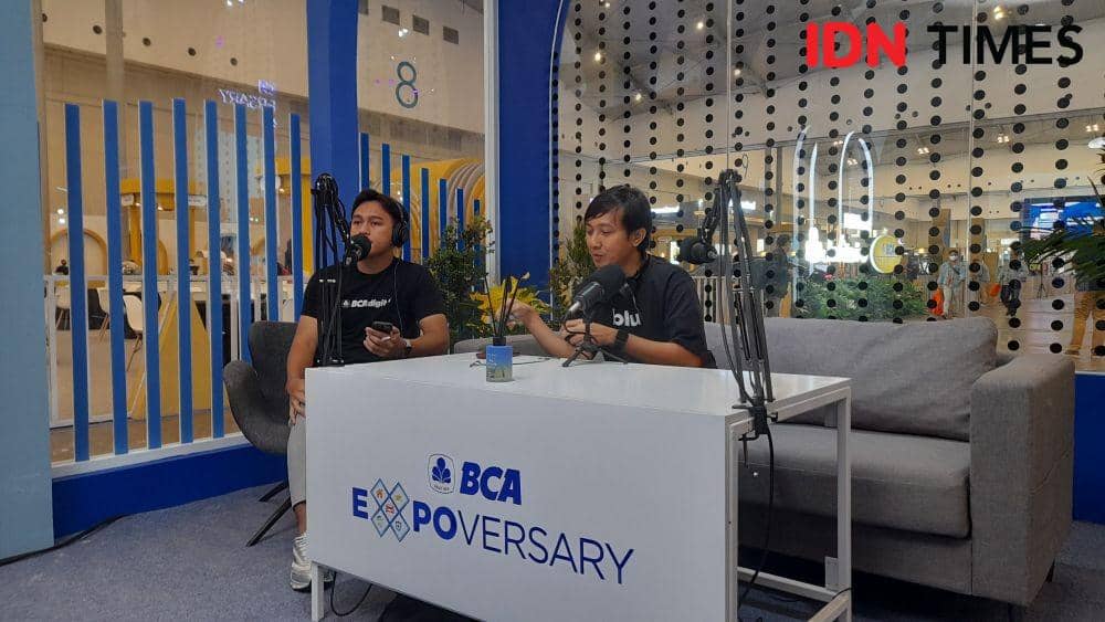 Konferensi pers blu by BCA Digital di ICE BSD, Jumat (24/02/2023) (IDN Times, Raihan Ali)