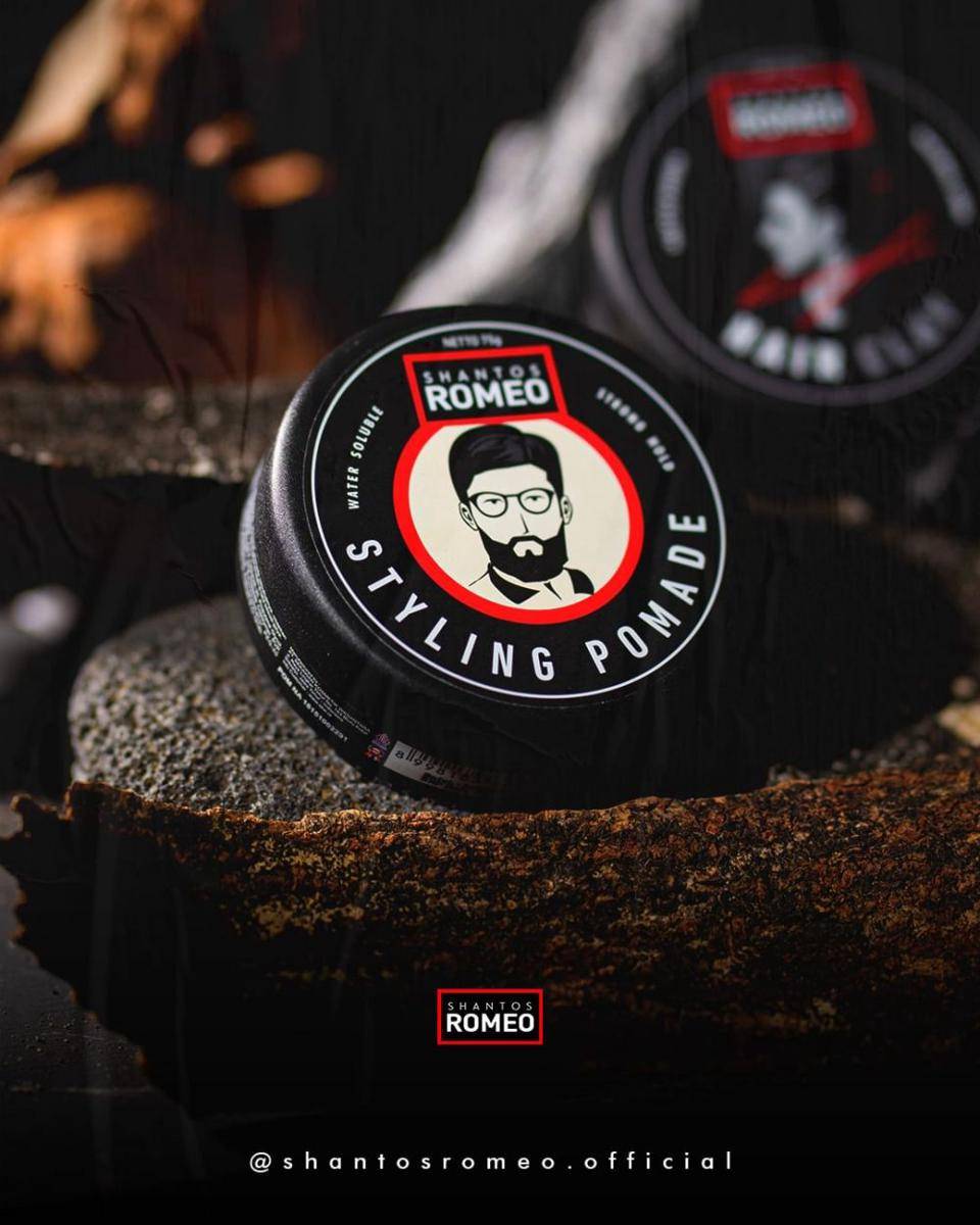 rekomendasi pomade (instagram.com/shantosromeo.official)