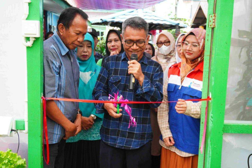 PT Kilang Pertamina Internasional (KPI) Unit Balikpapan luncurkan Program RawaBening di Kampung Atas Air Balikpapan, Jumat (24/2/2023). Foto Pertamina