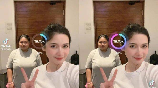 Iris Wullur dan Maria (dok. TikTok/iriswullur)