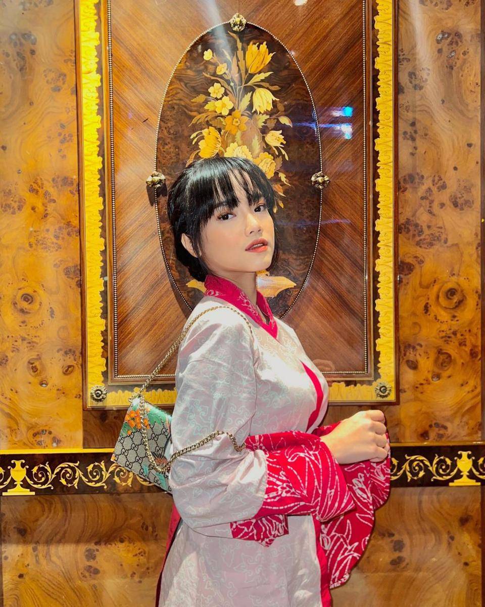 potret Fuji di acara launching parfum Marissya Icha (instagram.com/fuji_an)