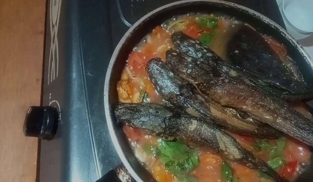 ilustrasi memasak oseng lele bawang kemangi (youtube.com/GRIYA NANDA PUTRA)