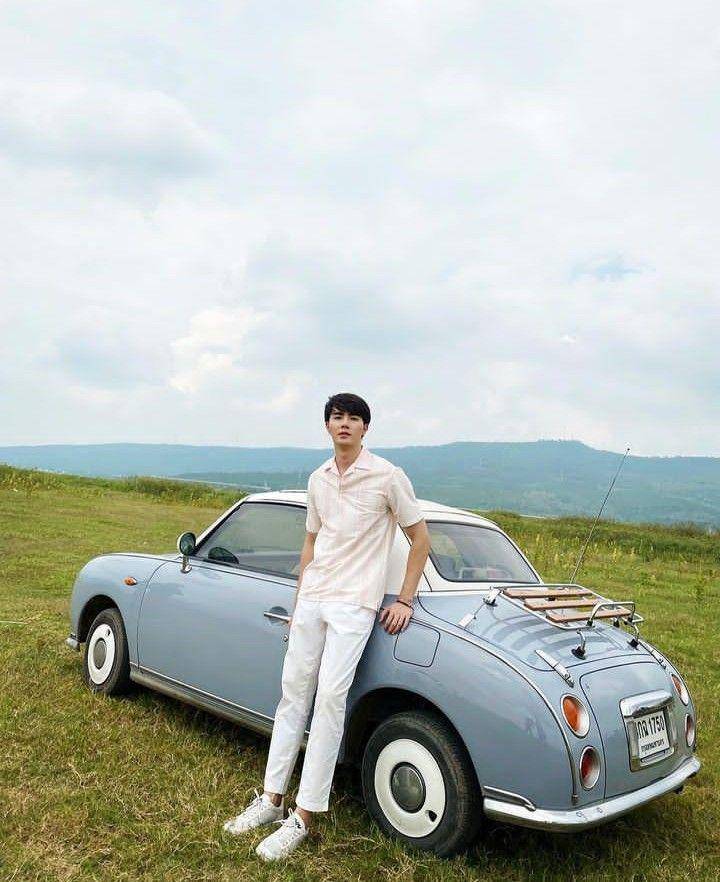 white outfit ala Zee Pruk (instagram.com/zeepruk)