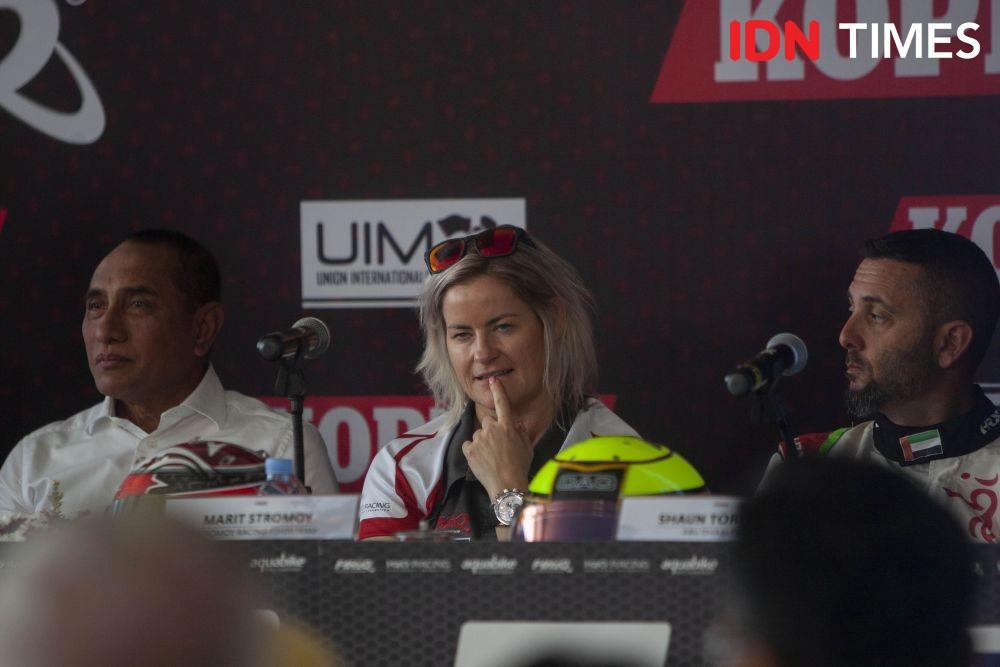 Profil Marit Stromoy, Satu-satunya Racer Perempuan di F1 Powerboat
