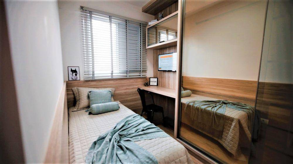 Ilustrasi kamar tidur sempit dengan single bed (pexels.com/Vidal Balielo Jr.)