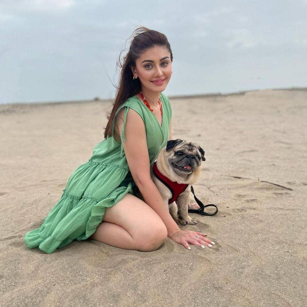 Shefali Jariwala dan anjingnya (instagram.com/shefalijariwala)