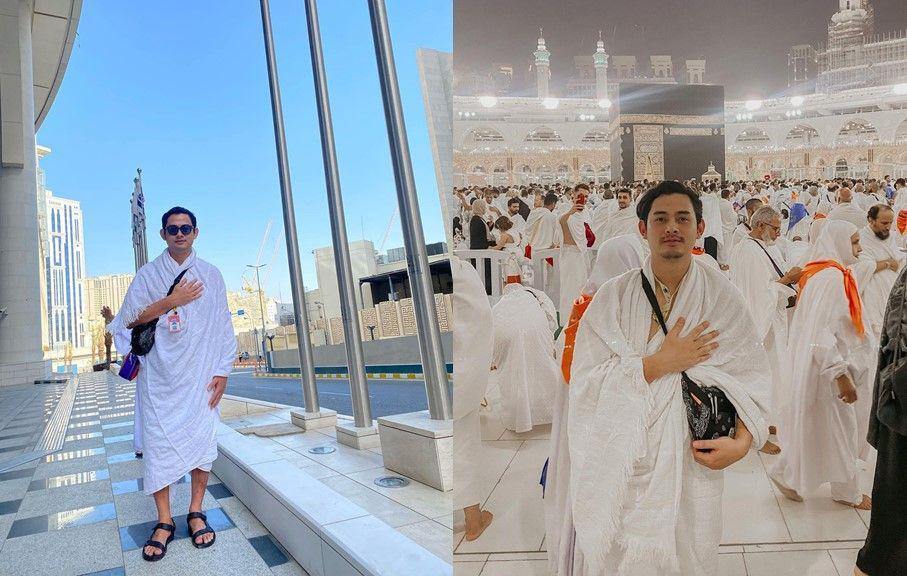 9 Potret Miqdad Addausy saat Umrah, Bareng Ustaz Maulana!
