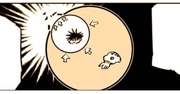 Cara Megumi keluar dari domain Dagon ( Dok. Shueisha / Jujutsu Kaisen )