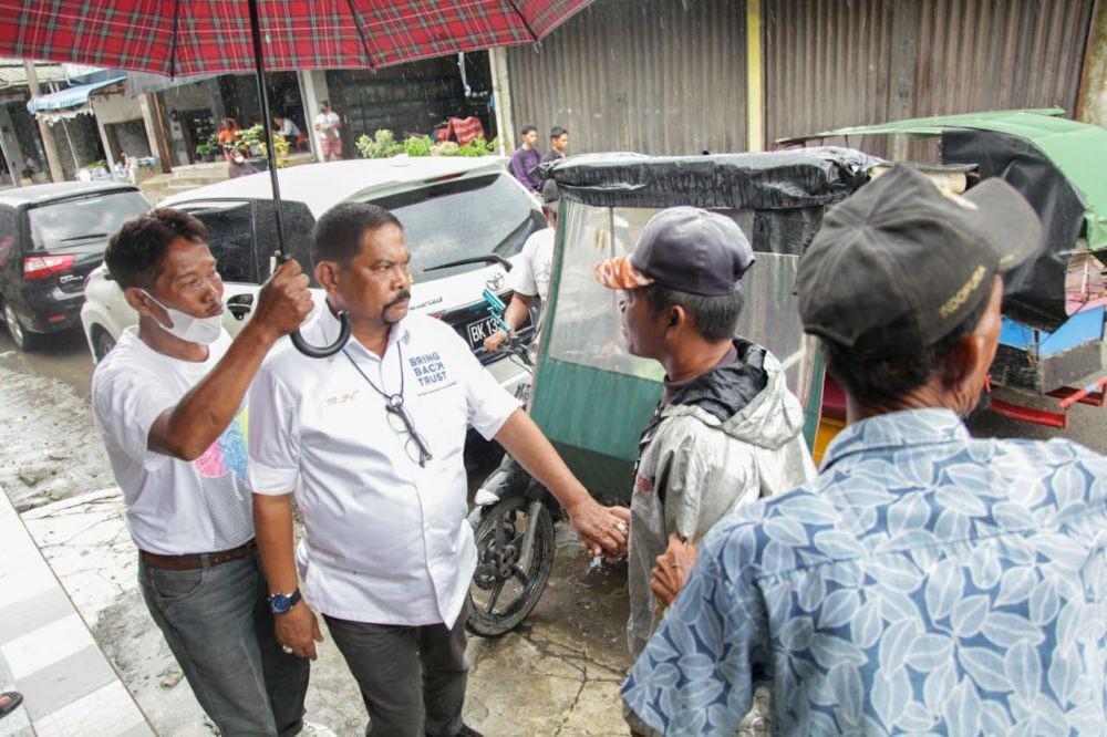 Sapa Abang Becak Belawan, Rahudman Siap Perjuangkan Medan Utara