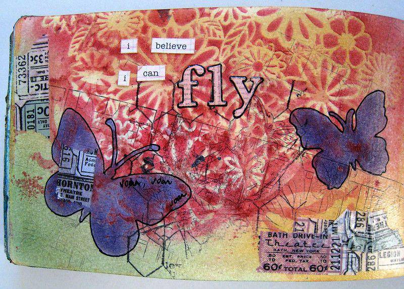 ilustrasi art journal (flickr.com/Renata Pacheco Tavares)
