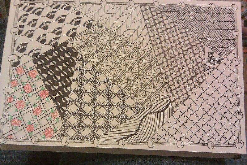 ilustrasi zentangle art (flickr.com/OwlLovingApril)