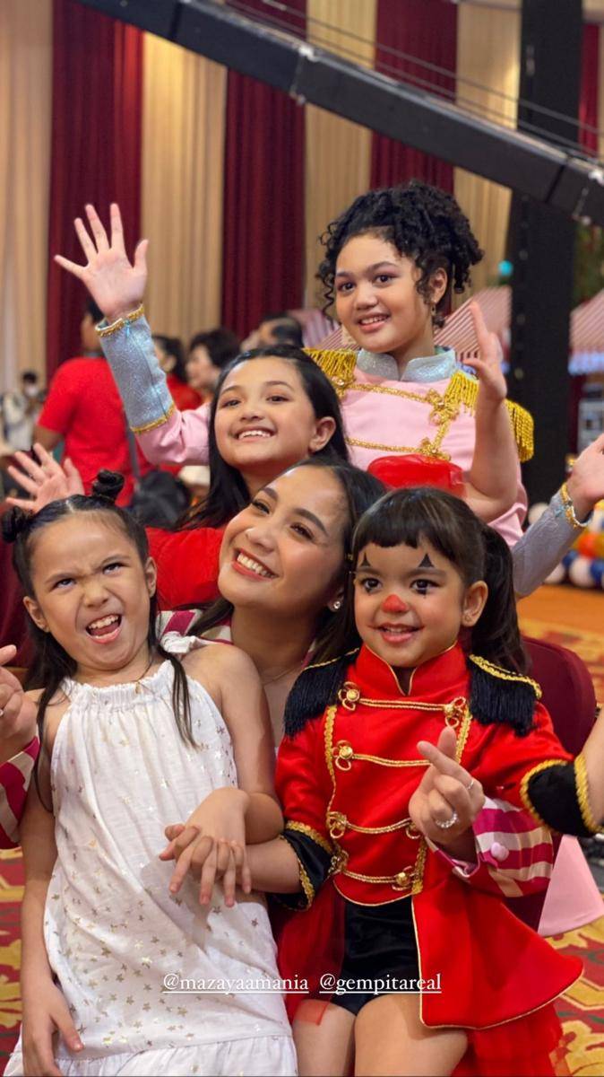 potret anak artis di pesta ulang tahun Ameena (instagram.com/almashita_)