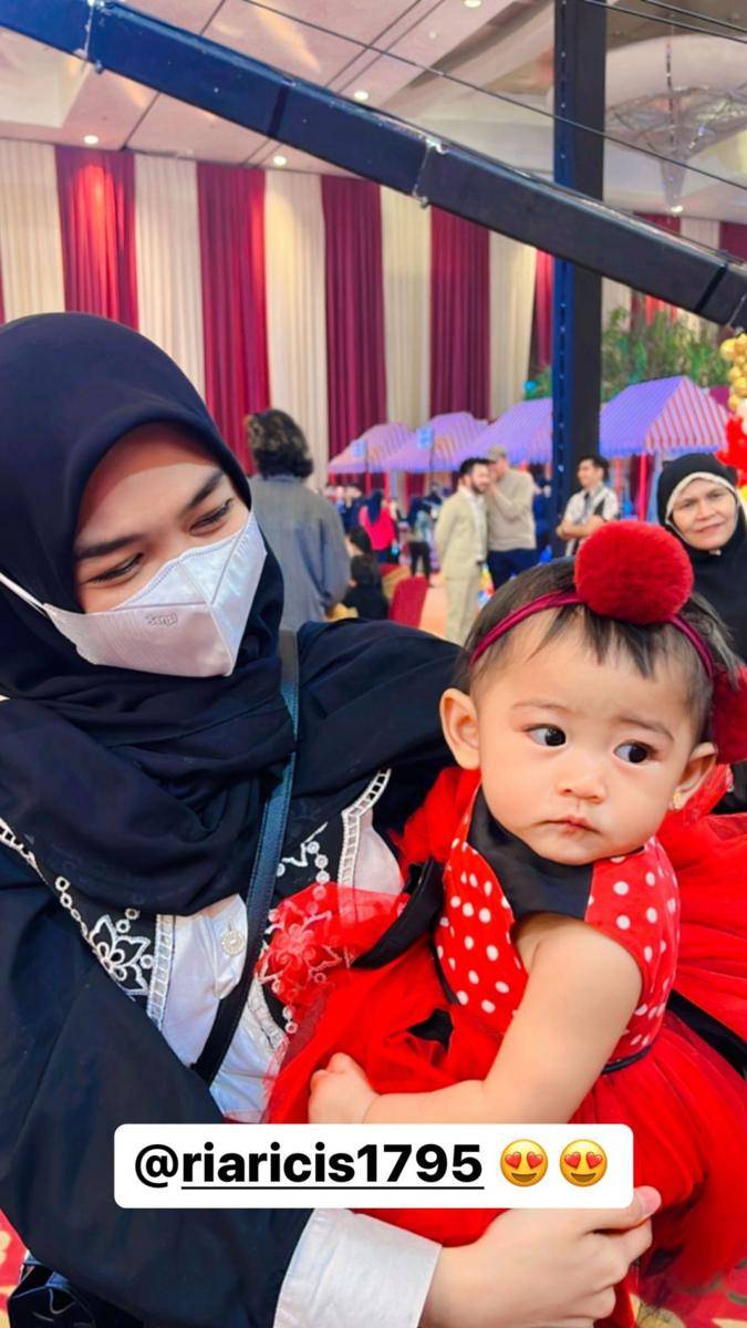 potret anak artis di pesta ulang tahun Ameena (instagram.com/fadiljaidi)