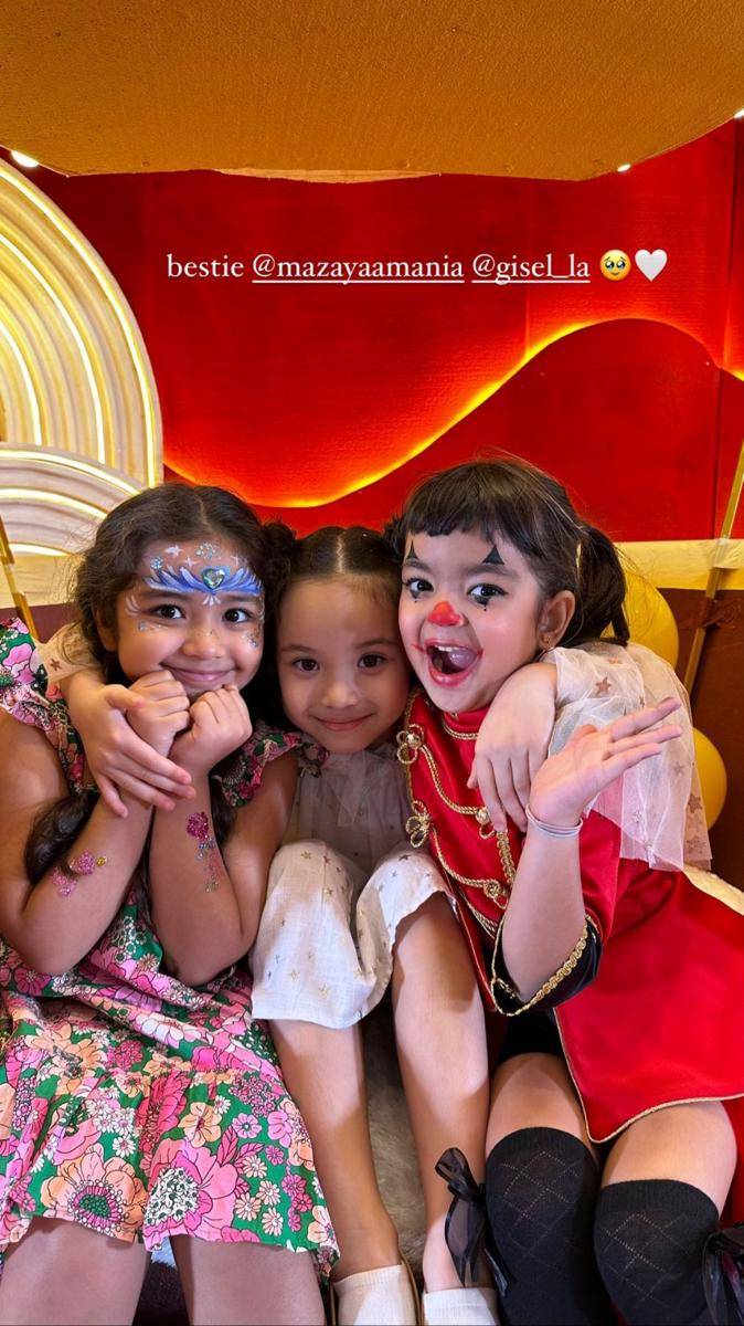 potret anak artis di pesta ulang tahun Ameena (instagram.com/vickyalaydrus)