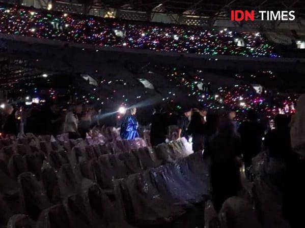 Raisa in Live Concert di Stadion Utama, Gelora Bung Karno, pada Sabtu (25/2/2023) (IDN Times/Erfah Nanda)