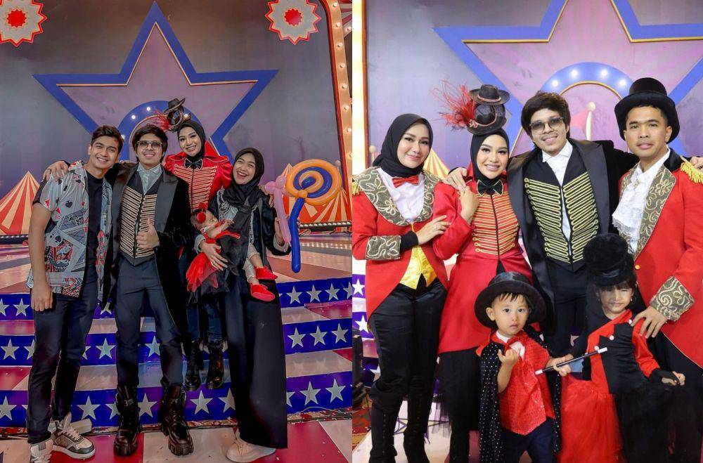 potret artis hingga selebgram yang hadir di acara ulang tahun Ameena. (instagram.com/riaricis1795) (instagram.com/putrasiregarr17)