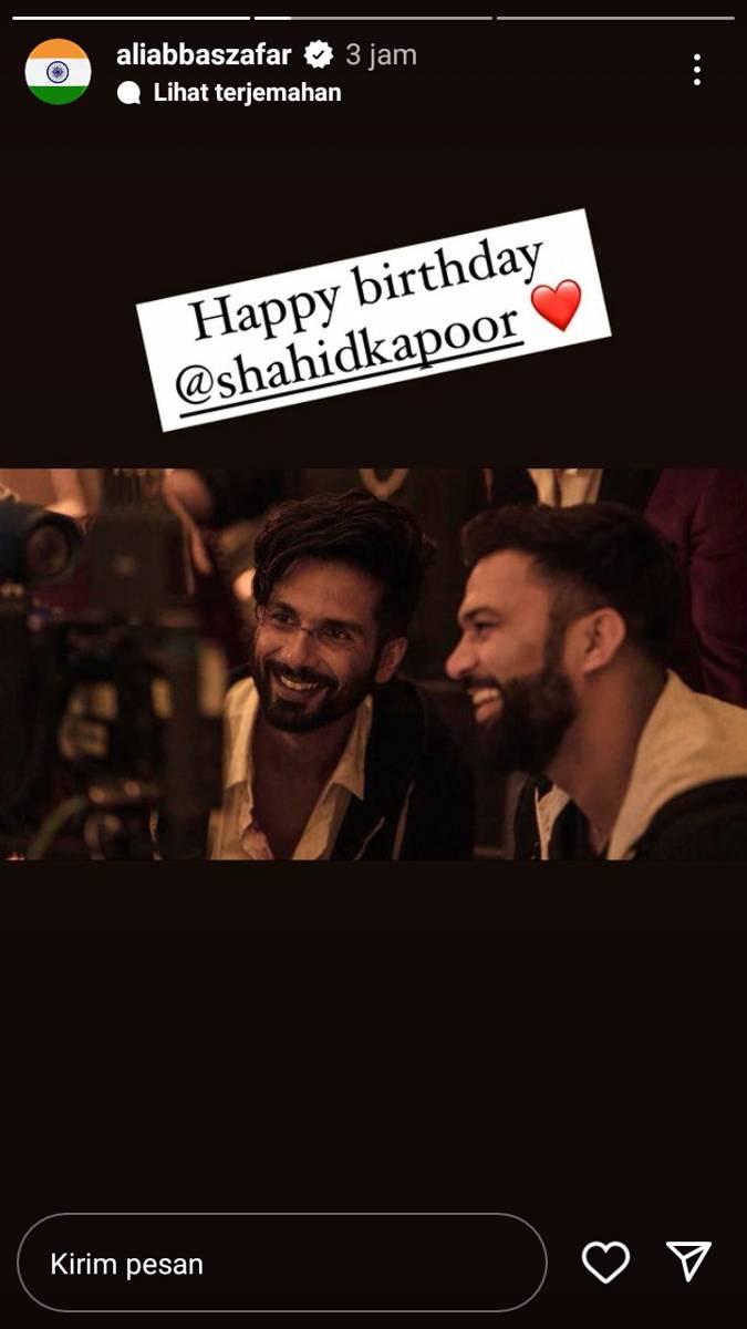 unggahan Ali Abbas Zafar (instagram.com/aliabbaszafar)
