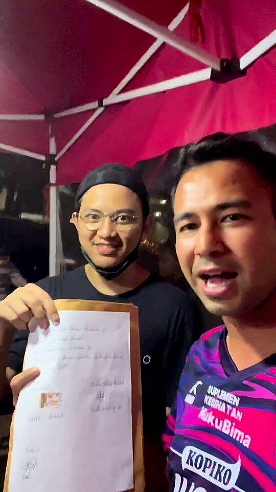 Raffi Ahmad investasi di penjual kaki lima. (instagram.com/raffinagita1717)