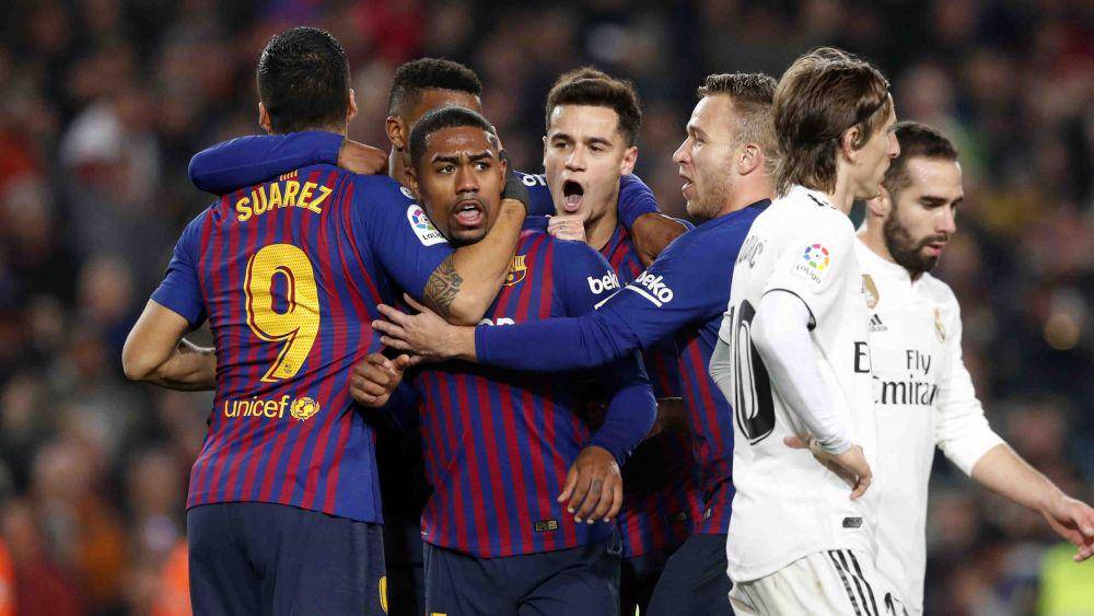 Real Madrid menghadapi Barcelona. (fcbarcelona.com)