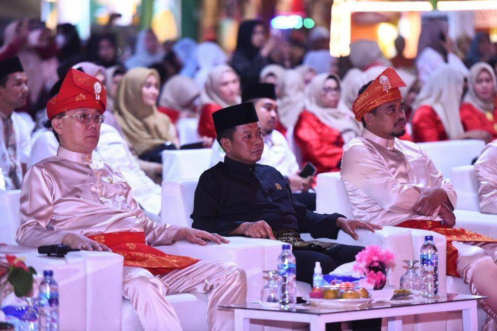 Pembukaan Musabaqoh Tilawatil Quran (MTQ) Kota Medan ke-56 berlangsung di Universitas Sumatra Utara (USU). (Istimewa/IDN Times)