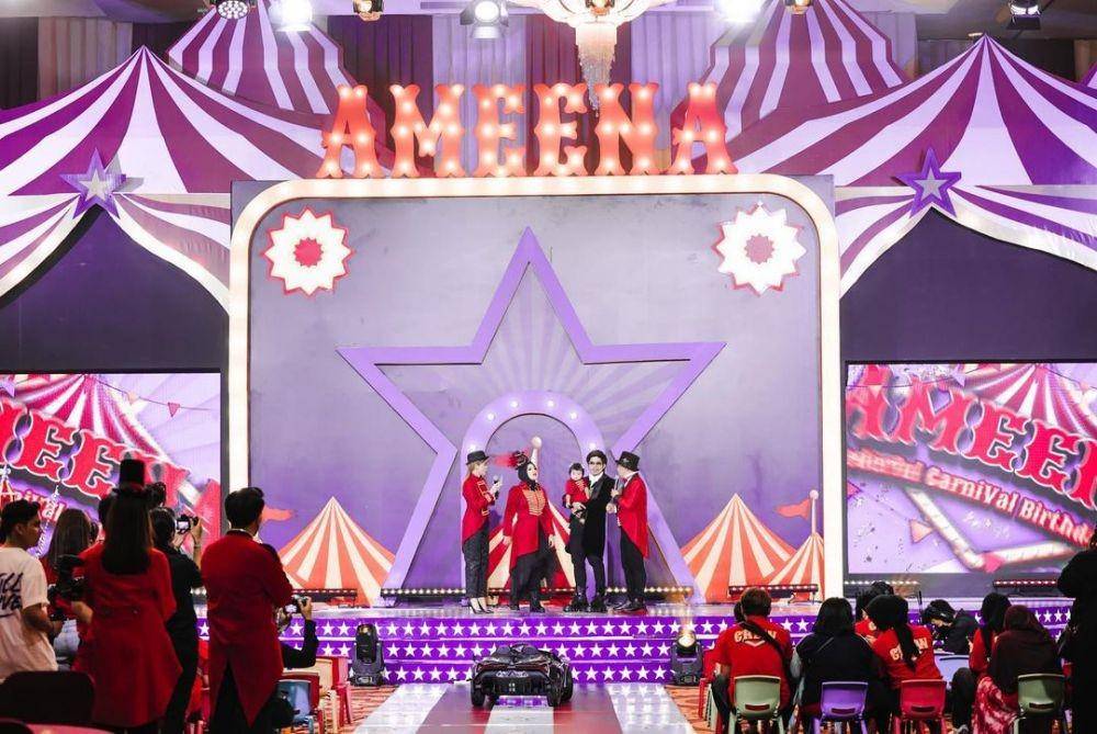 Pesta ulang tahun Ameena Atta. ( Instagram.com/attahalilintar)