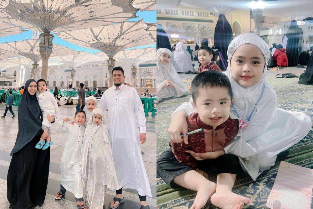 momen Oki Setiana Dewi dan keluarga umrah (instagram.com/okisetianadewi)