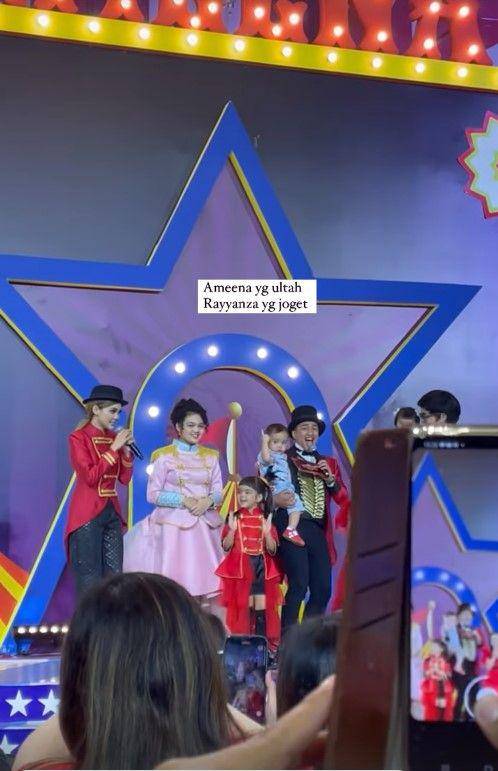 Rayyanza di ulang tahun Ameena (instagram.com/riniperdiyanti)