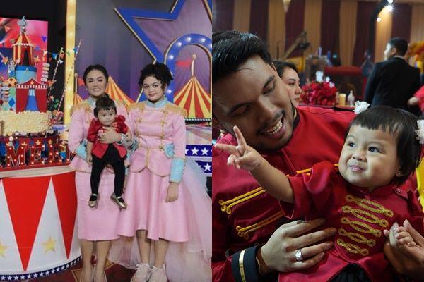 10 Potret Om dan Tante di Ultah Ameena, Thariq-Fuji Jadi Sorotan