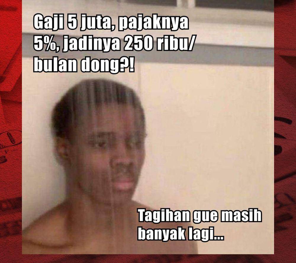 meme pajak (instagram.com/connect.id)