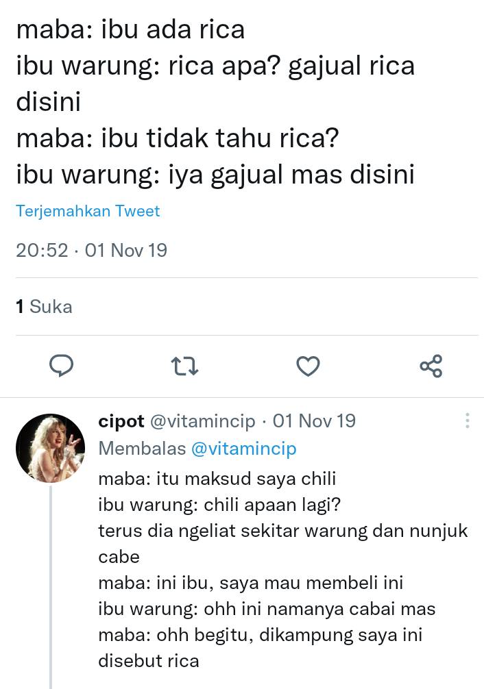 momen salah sangka mahasiswa baru (twitter.com/vitamincip)